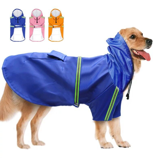 Dog Raincoat Orange