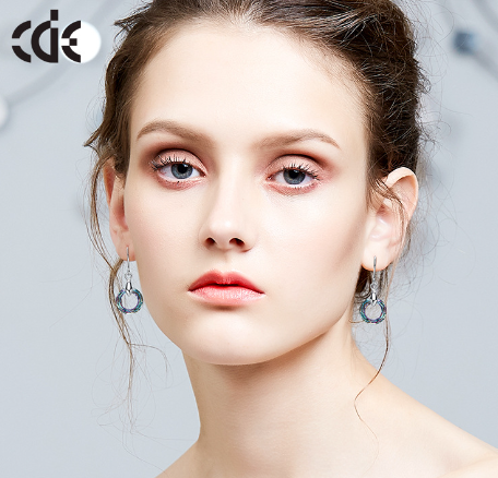 Geometric Circle Earrings 2