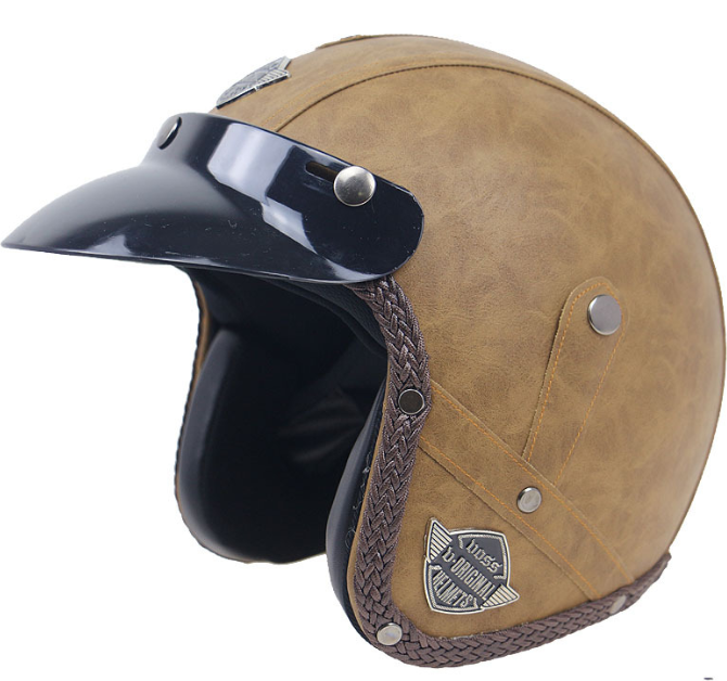 Vintage Leather Helmet