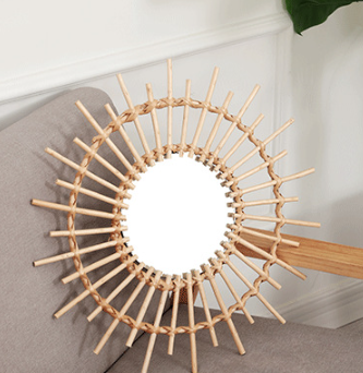 Nordic Hanging Mirror 40x40cm