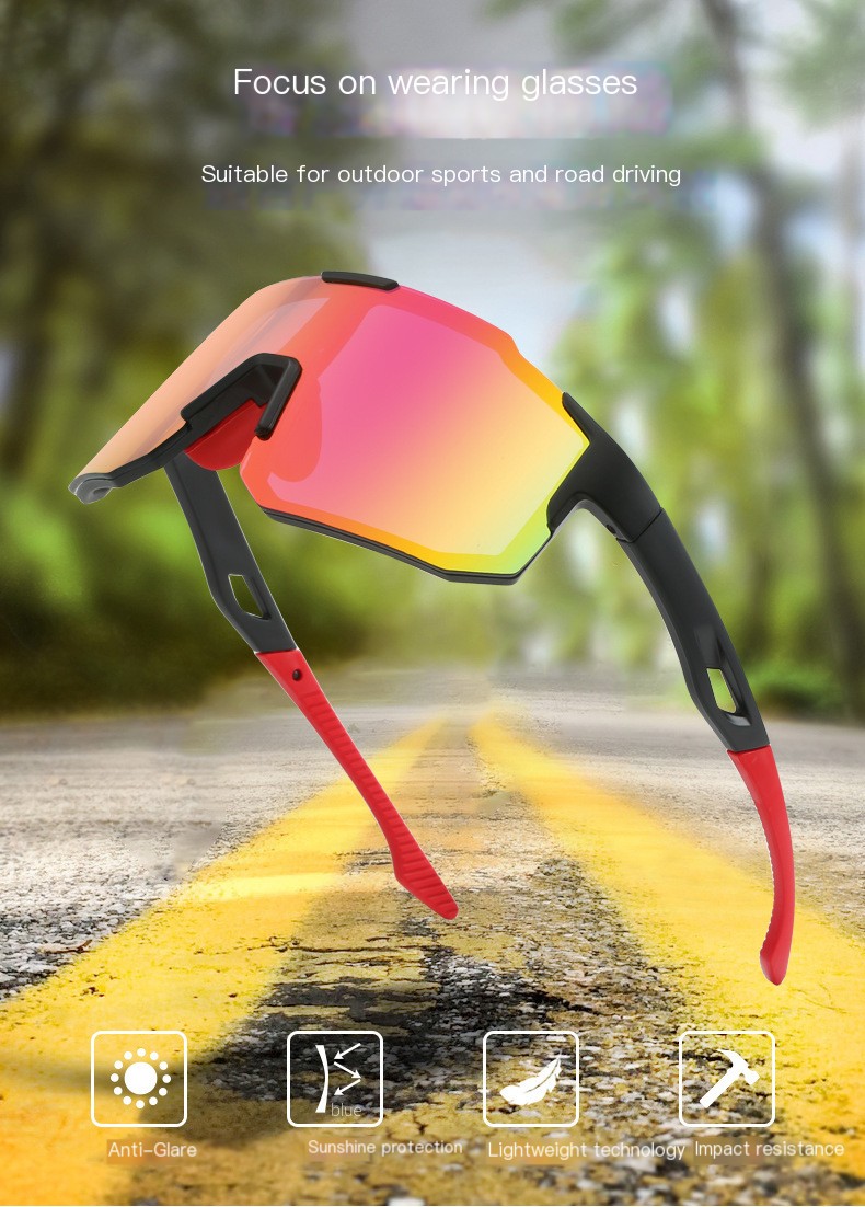 Full-Face Real Film Sunglasses