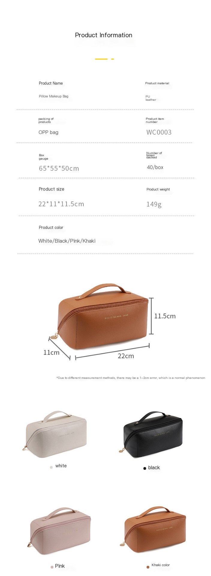 Cosmetic Bag Image 2