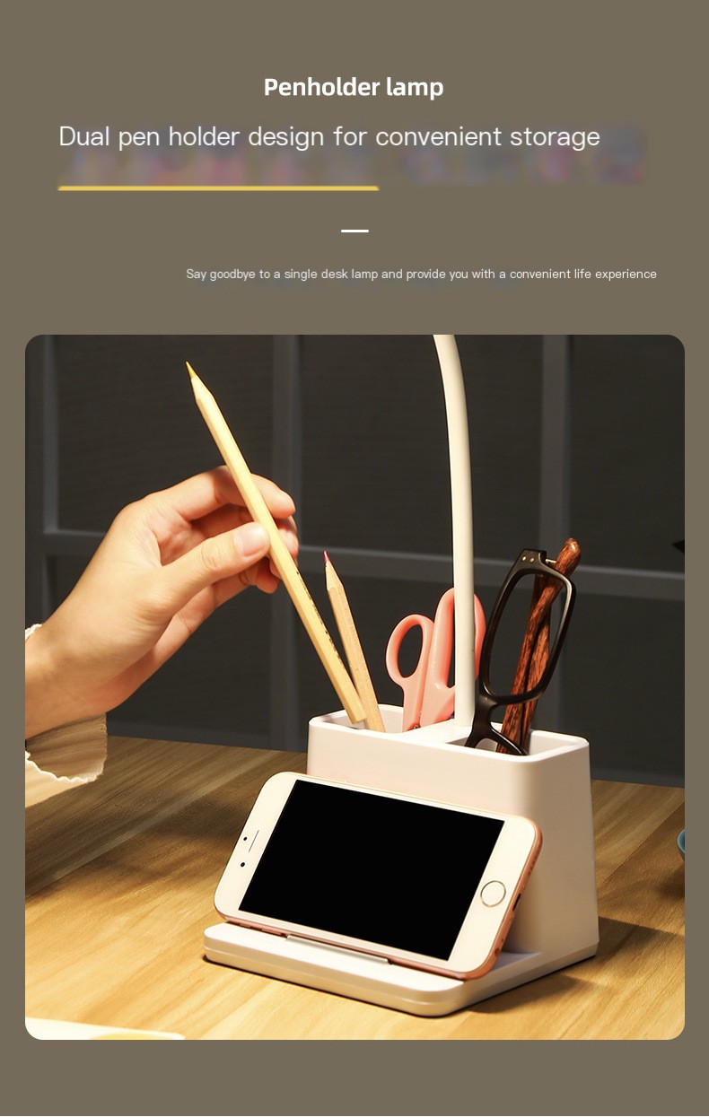 Multi-Functional Eye-Caring Touch Table Lamp