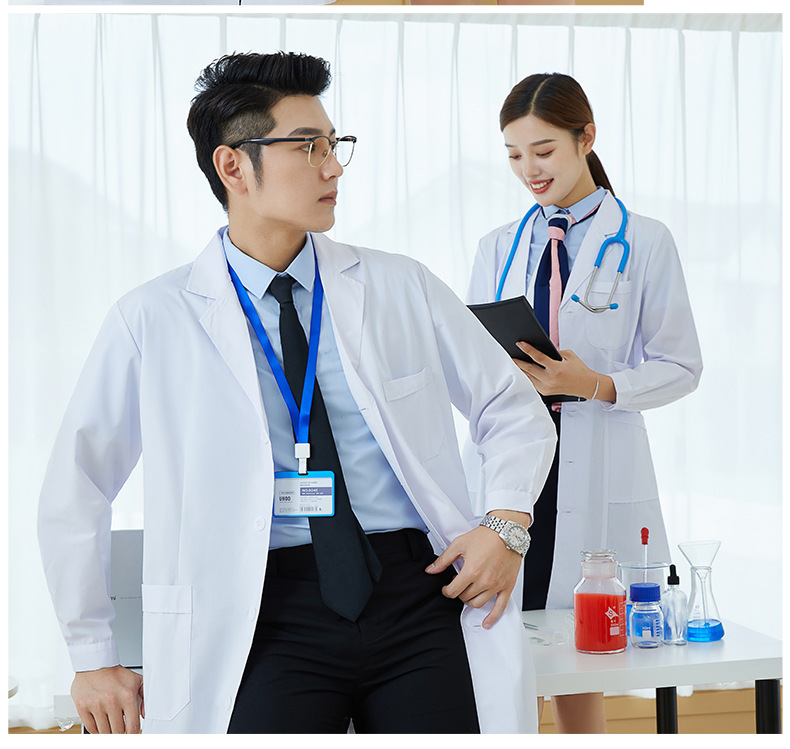 Salon Tattoo Artist Uniform White Coat