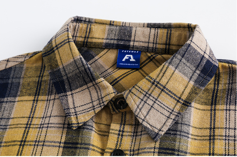 Plaid Wool Coat Image 4