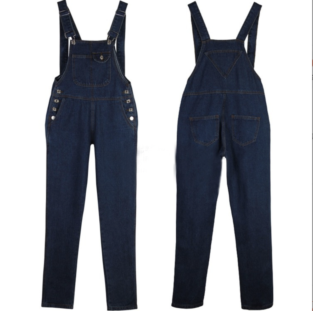 Denim Overalls Image 1
