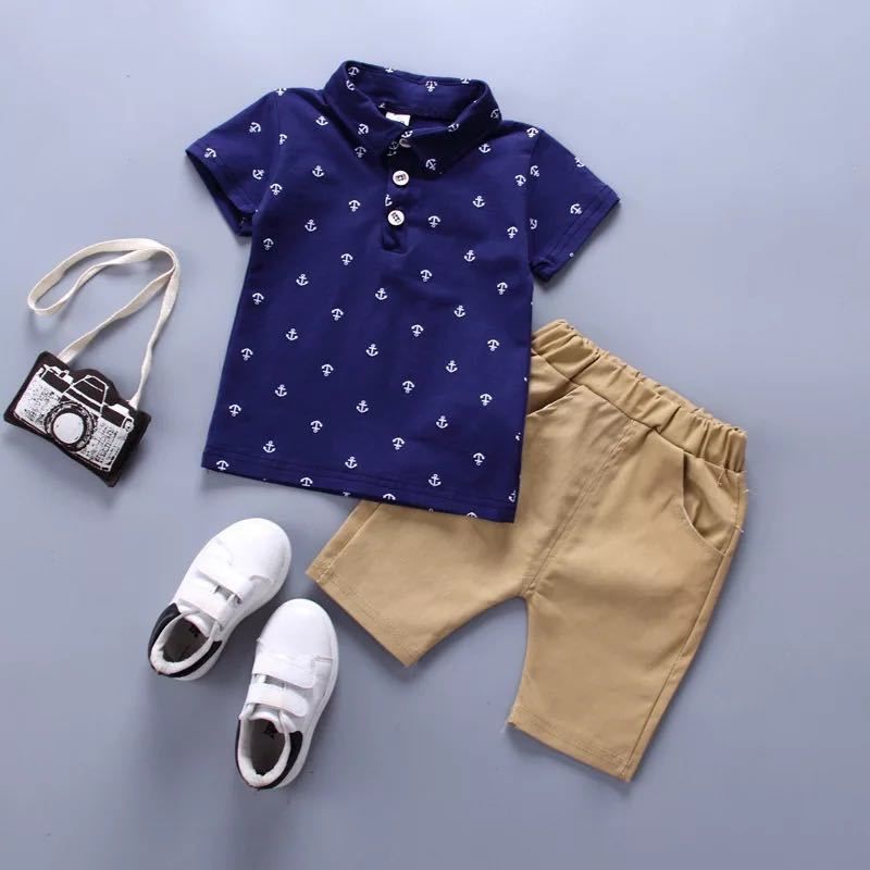 Close-up of Anchor Print Kids Clothing