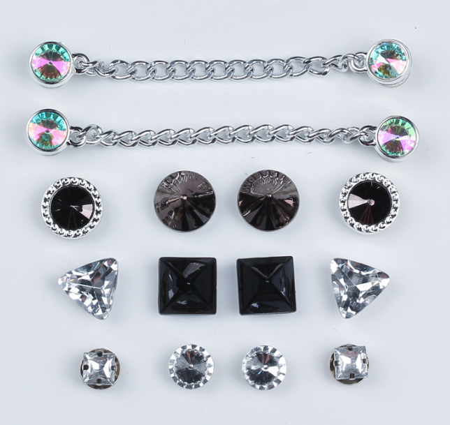 Crystal diamond and chain decoration for Croc Charm shoe buckle garden shoes decoration fit woman children of gift first choice