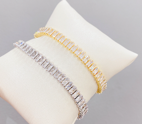 Silver Rhinestone Bracelet