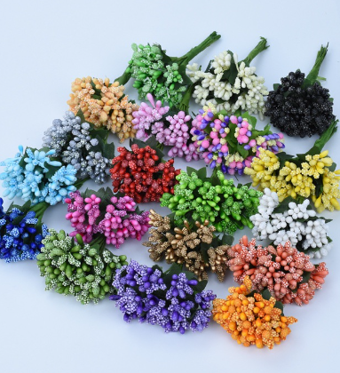 Mini Fake Flowers for Home Decor