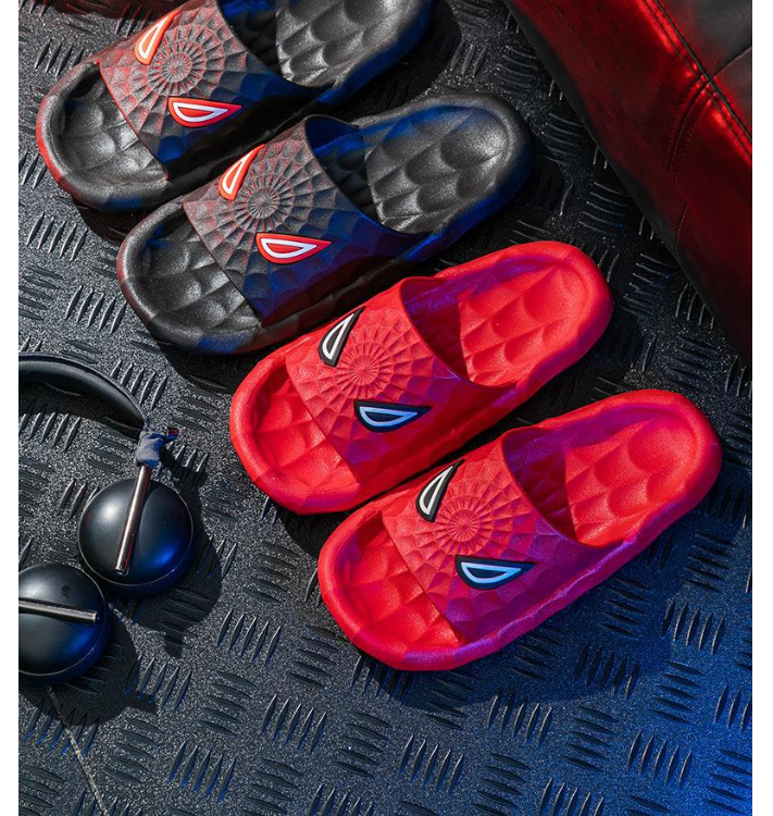 Black Spider-man Slippers