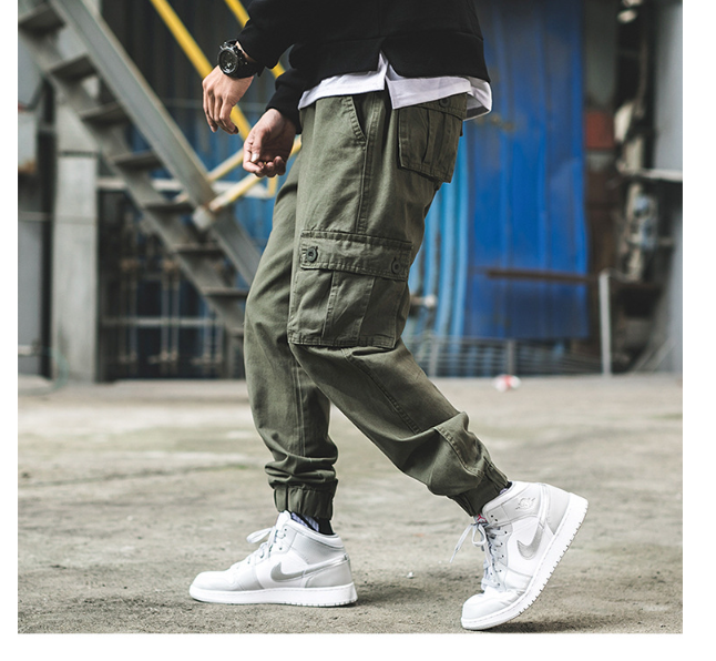 Men's Reflective Tooling Trousers - Multi-pocket Detail