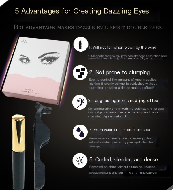 Magnetic Eyeliner and Eyelashes Set 2