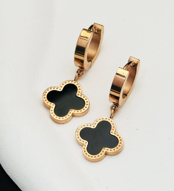 Elegant Circle Cake Earrings