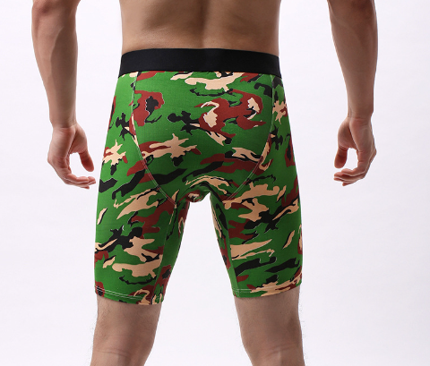 Men's Five Point Print Shorts - Style 4
