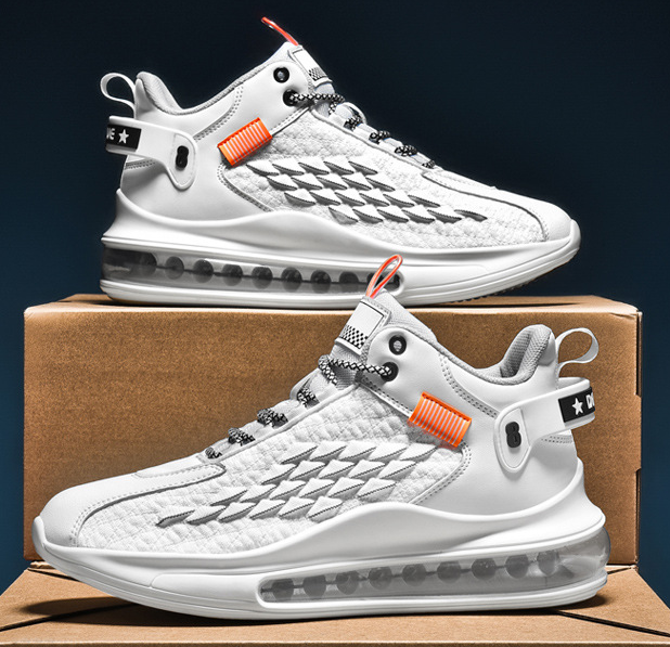Black and White Running Shoes