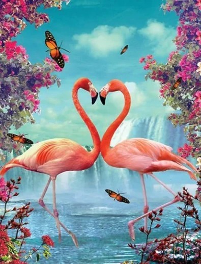 Flamingo Diamond Painting