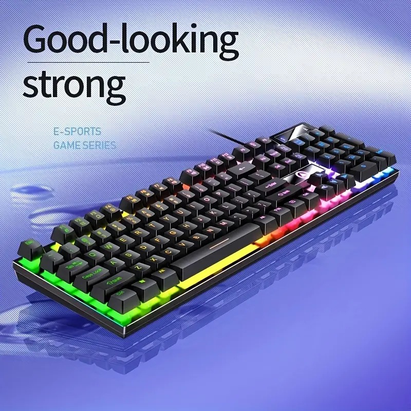 Gaming Keyboard Close Up