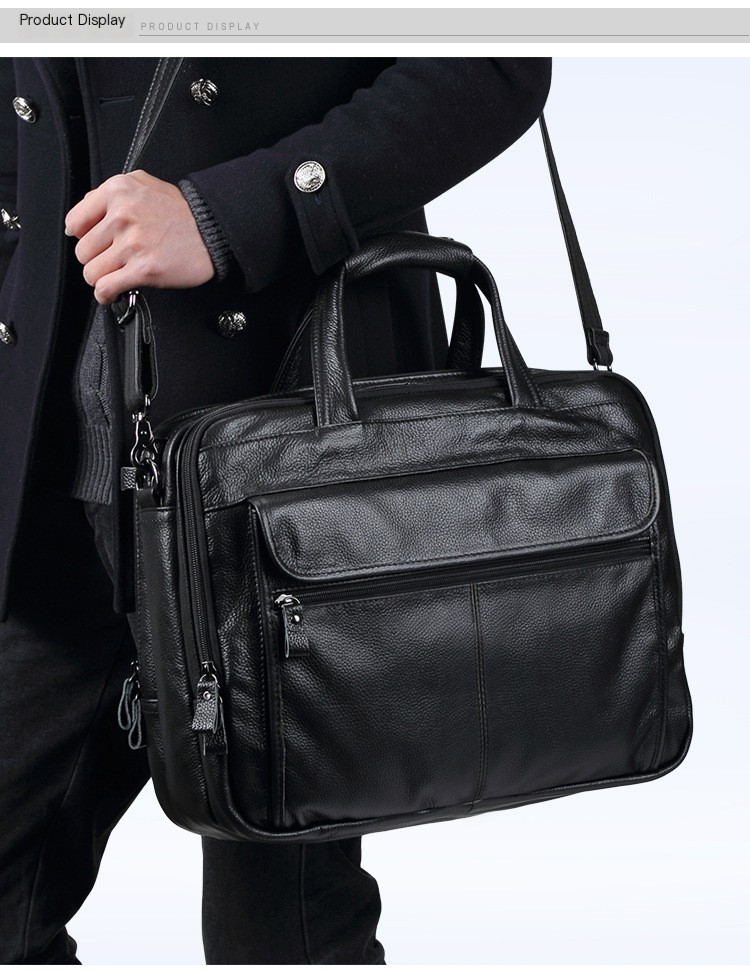Business Men's Leather Bag
