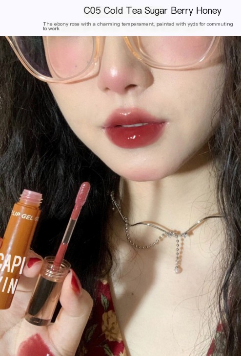 Aqua Mirror Glass Lip Glaze Lipstick Image 6