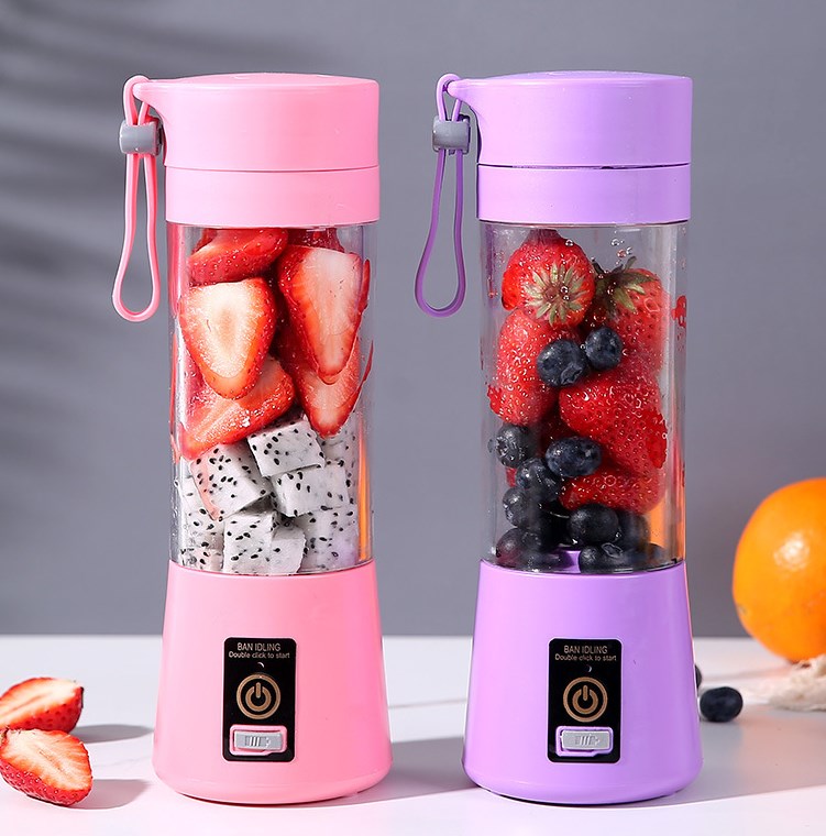 Portable Blender in Action