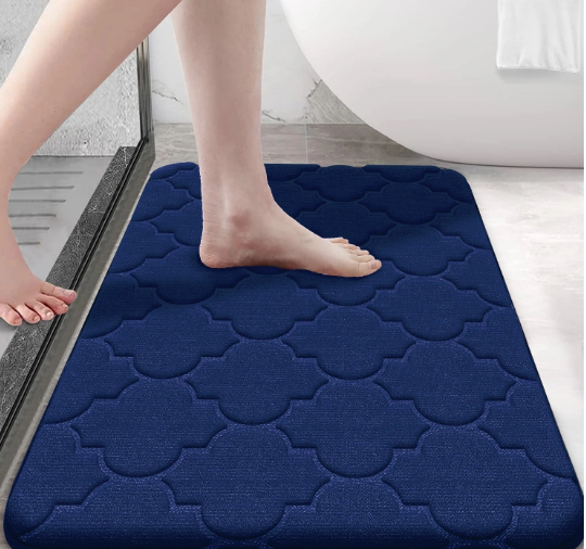 Lenogue Super Absorbent Coral Velvet Non-Slip Rug image