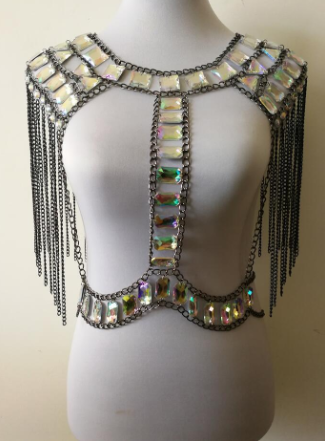 Personalized AB Acrylic Shoulder Chain