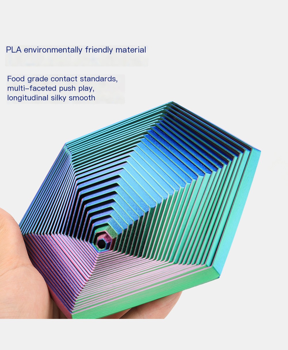 Hexágono Fidget Sensorial - FractalFocus™