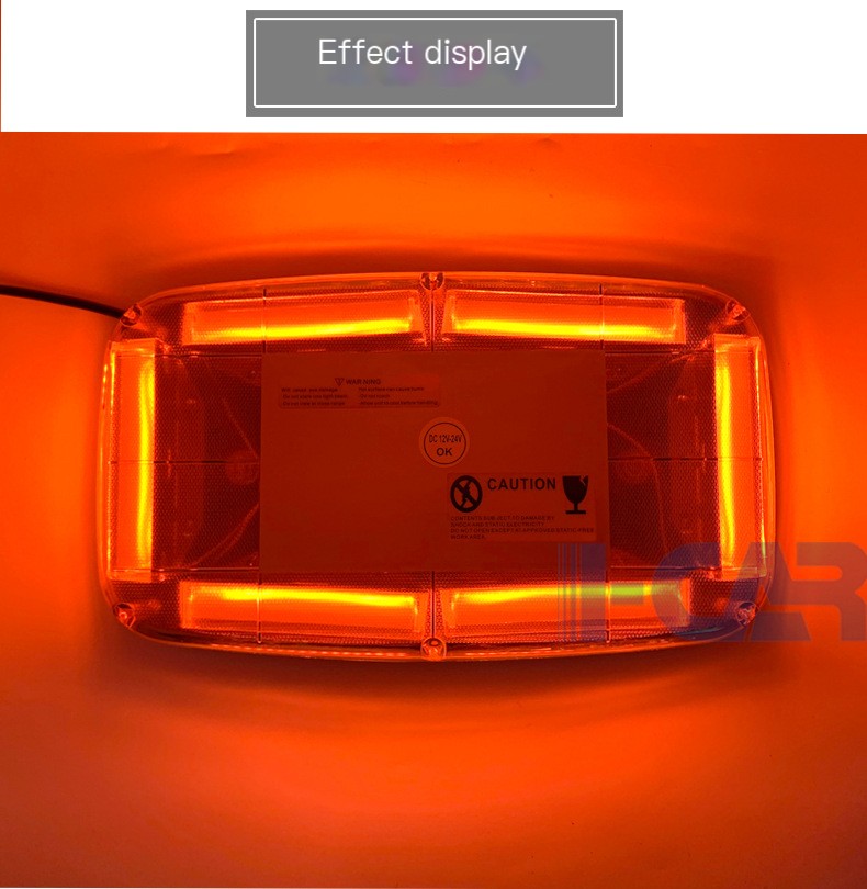 COB Warning Light in Action