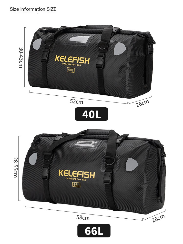 Motorcycle Rear Seat Bag 1
