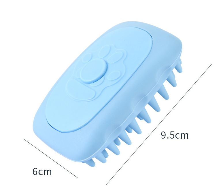 Silicone Hair Comb - Cherry Pink