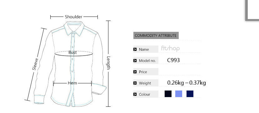 Men's casual denim shirt