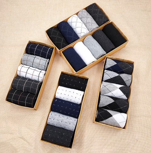 Men's Vertical Point Style Sock