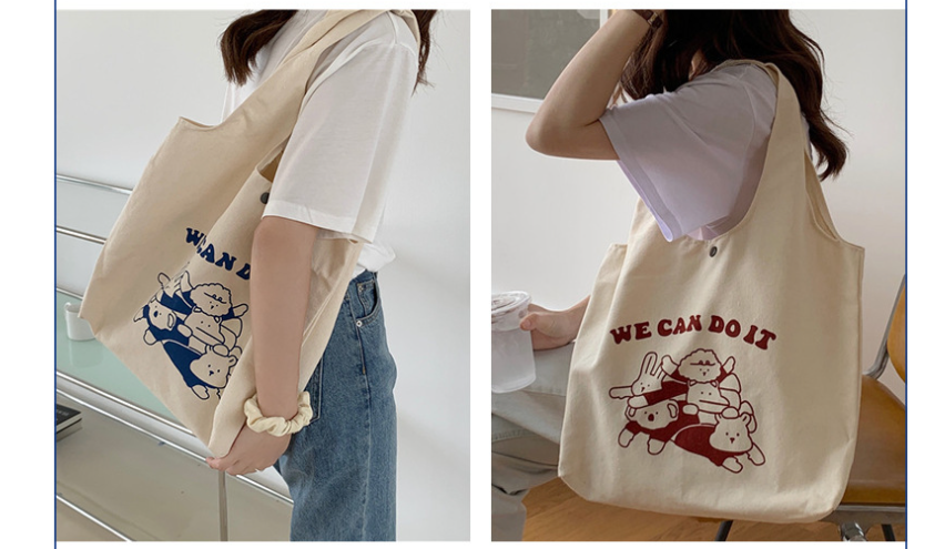 Eco-Friendly Letter Shopping Bag Lifestyle