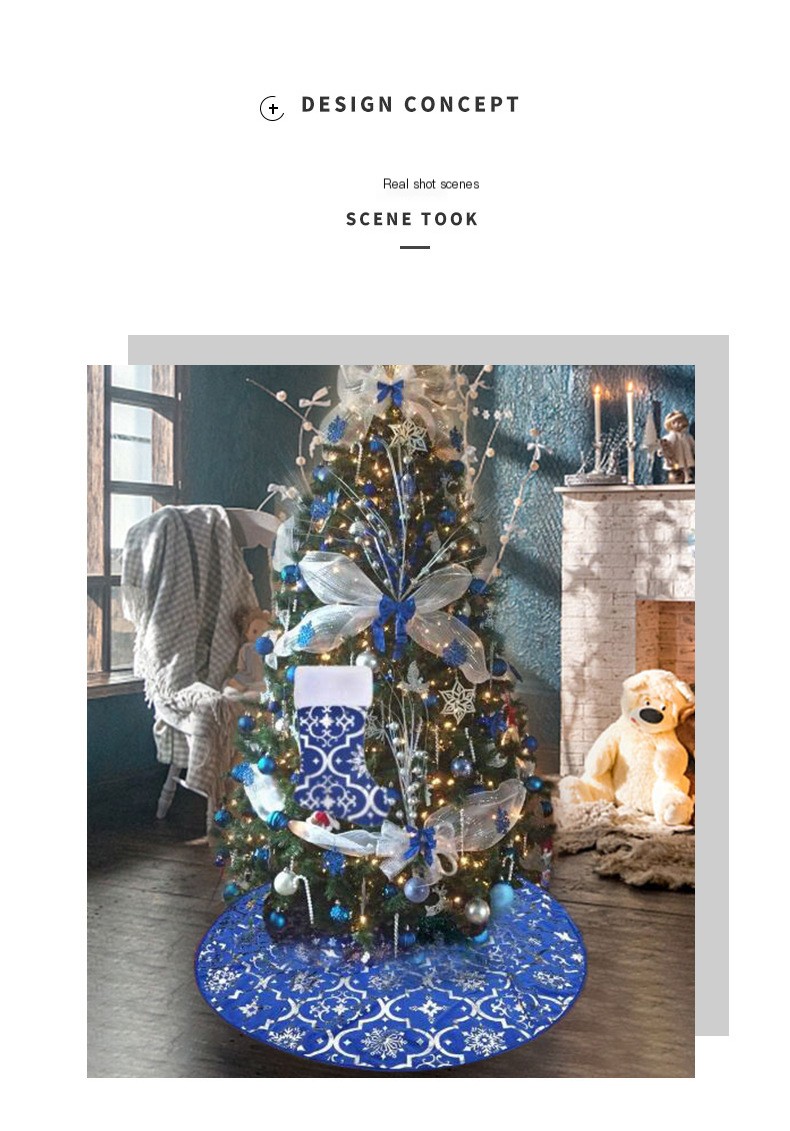 Red Christmas Tree Skirt