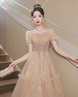 Summer New French Retro Dress Image 3