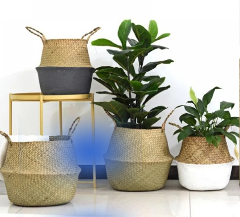 Handcrafted Woven Flower Pots