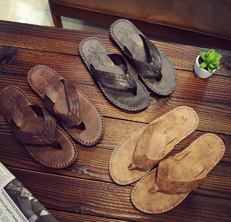 Summer flip-flops outdoor beach sandals men