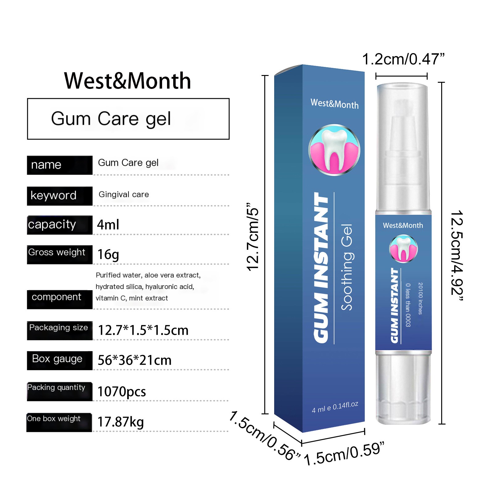 West&Month Gum Care Gel