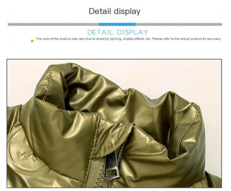 Children's Down Vest White Duck Down Fashion Simple Solid Color Boys and Girls Baby's Waistcoat Children's Wear