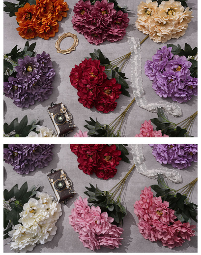 Artificial Flower - 7-head Lotus
