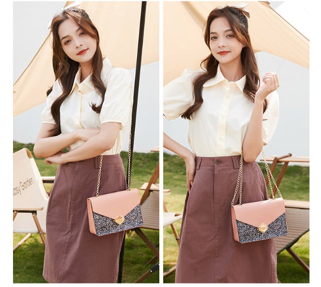 Sequined Crossbody Bag Image 4
