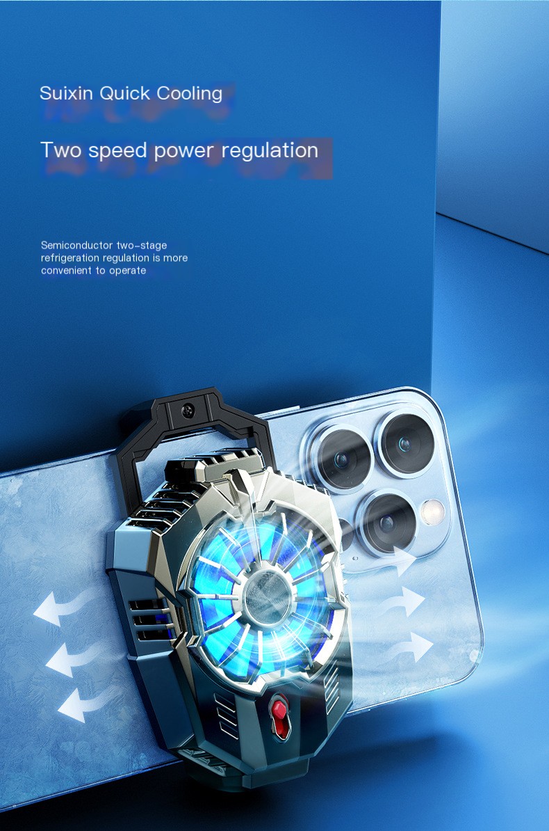 Close-Up of Cooling Phone Cooler