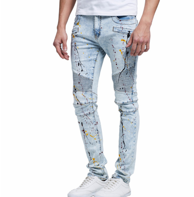 Hip Hop Men's Jeans Image 4