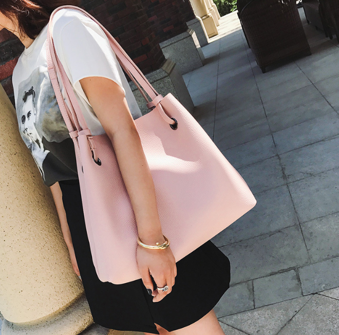 Stylish Two-Piece Women's Shoulder Bag