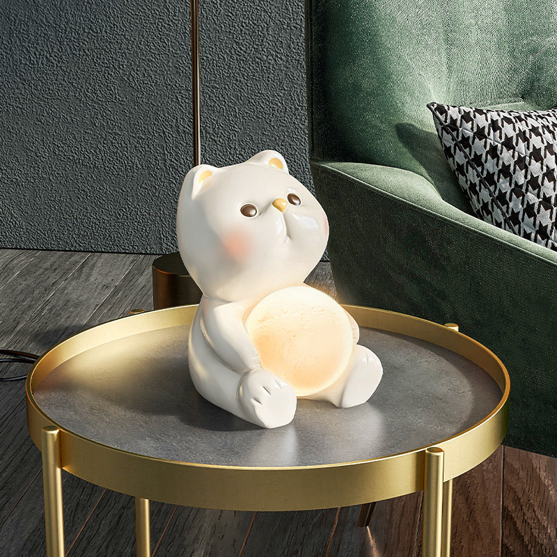 Pudding Cat Night Light in action