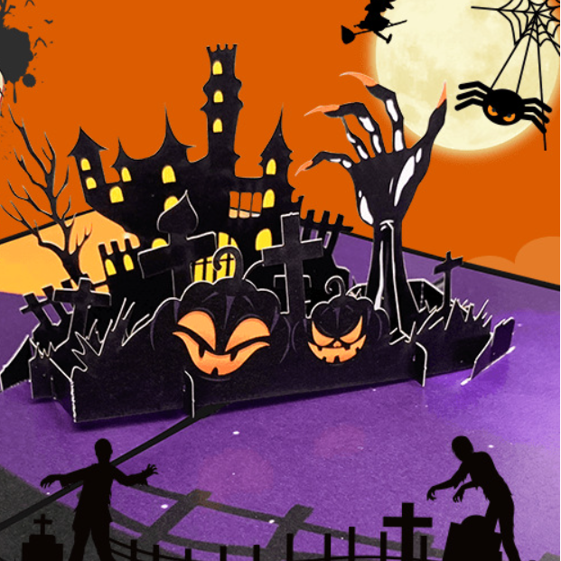 3D Halloween Greeting Card