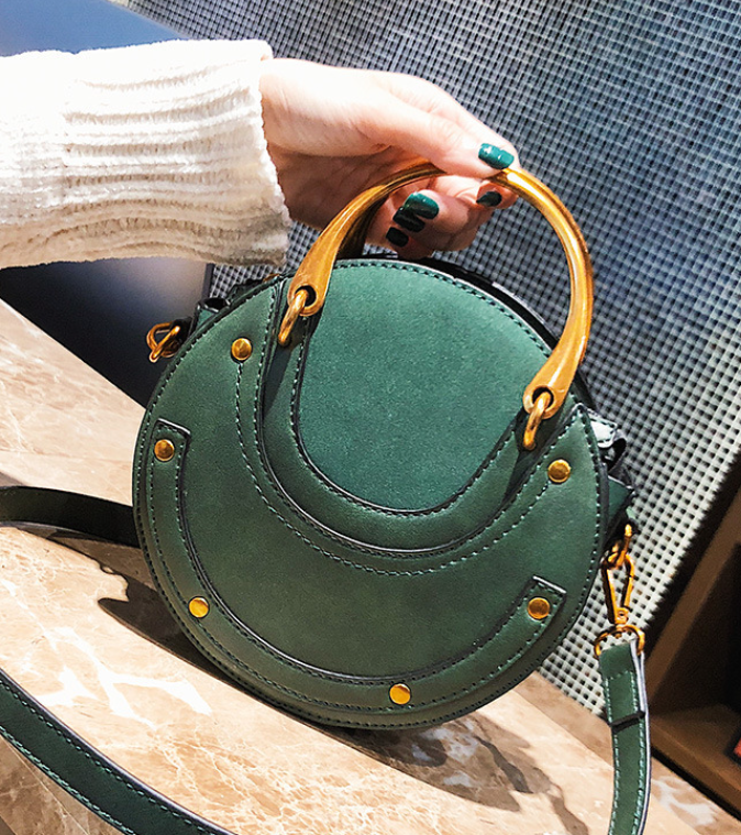 Small Round Bag Brown