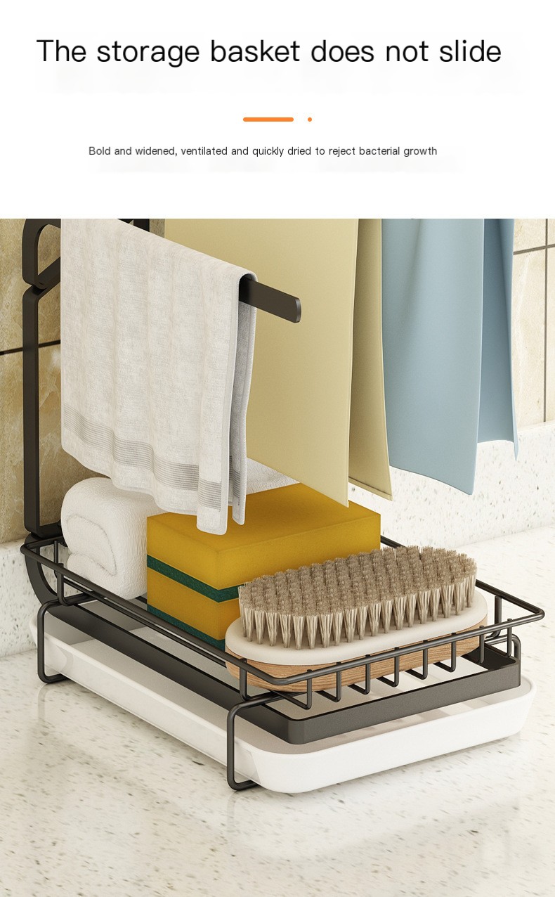 Kitchen Rag Storage Rack