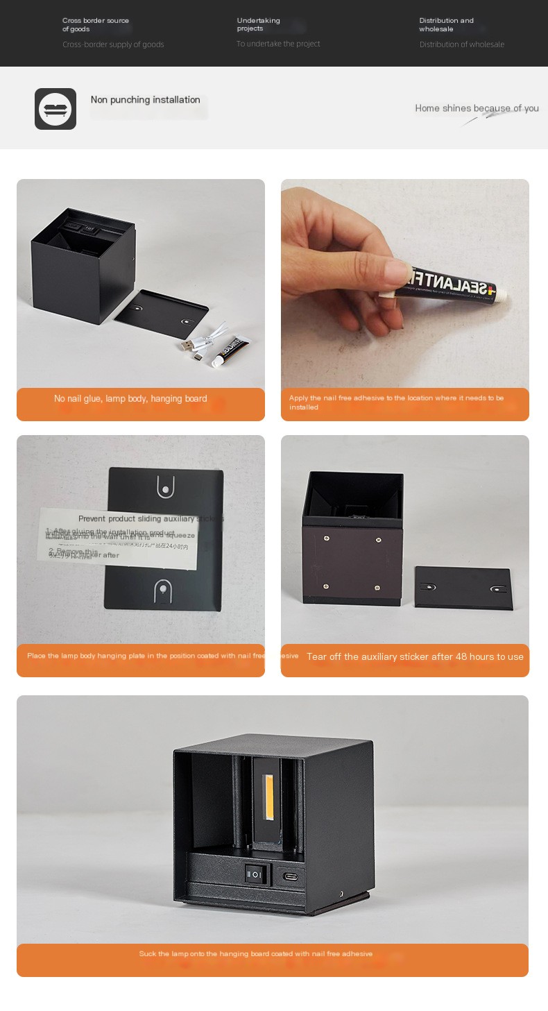 Rechargeable LED Wall Light